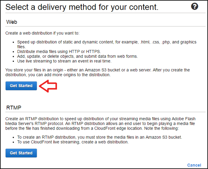 amazon-cloudfront-delivery-method