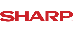 Sharp logo row